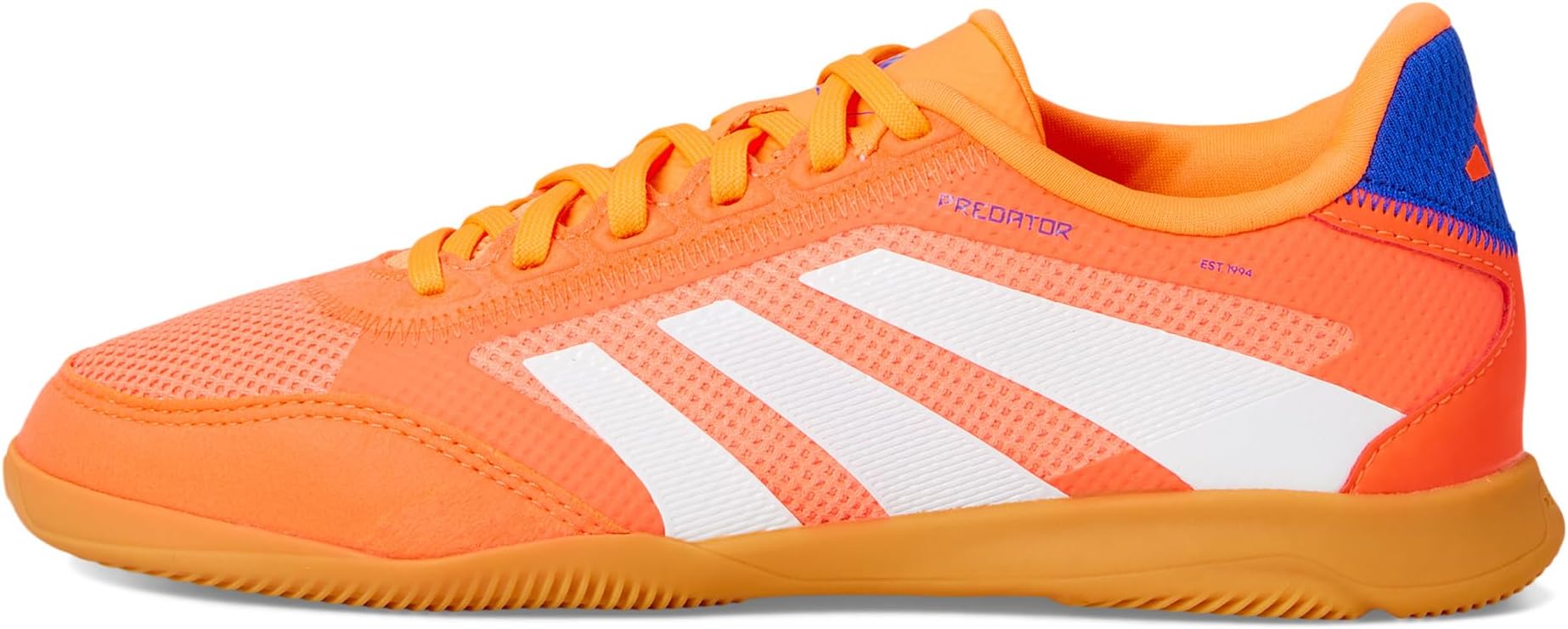 Кроссовки adidas Kids  League Predator Indoor Cleats, Signal Coral/White/Beam Orange — фото 4
