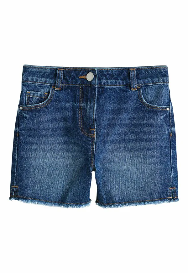 Джинсовые шорты с рваными краями Next, Dark Blue Denim