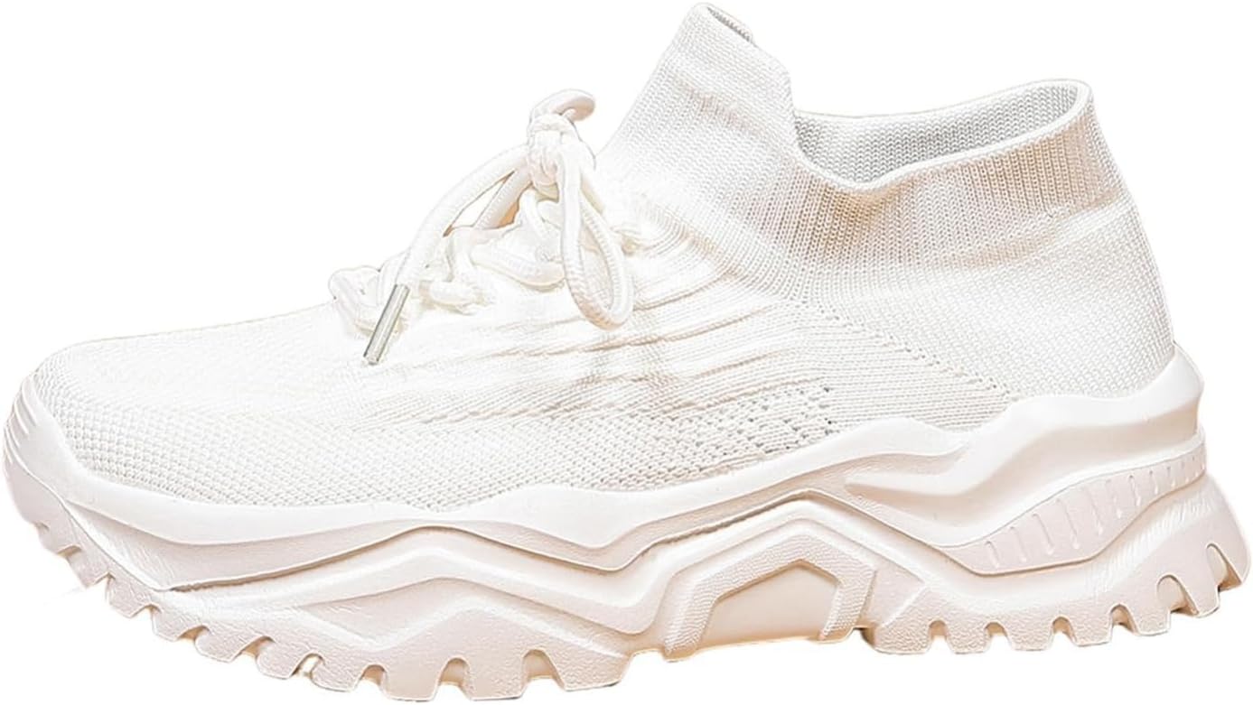 

Женские кроссовки для ходьбы, легкие, противоскользящие, дышащие, спортивные кроссовки из сетки, модные теннисные, для тренировок и спорта, для женщин и мужчин, для улицы и зала Tazeap, белый