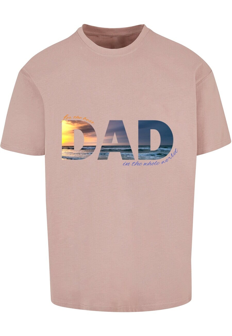 

Футболка Merchcode FOR THE BEST DAD, темно-розовый
