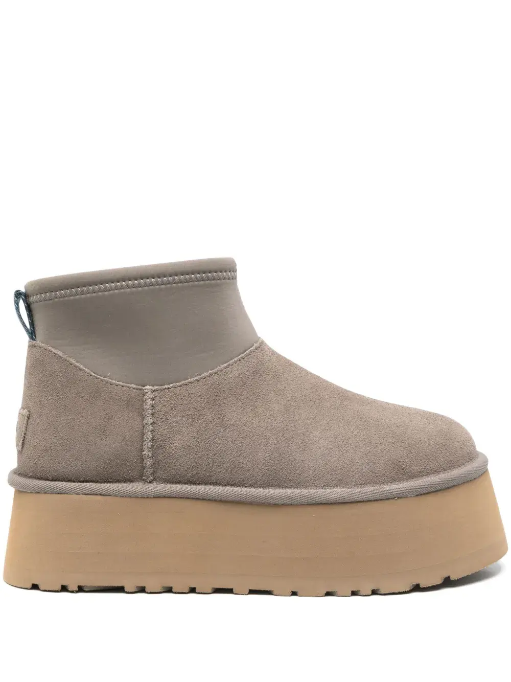 Ботинки UGG Classic Mini Dipper на платформе, коричневый