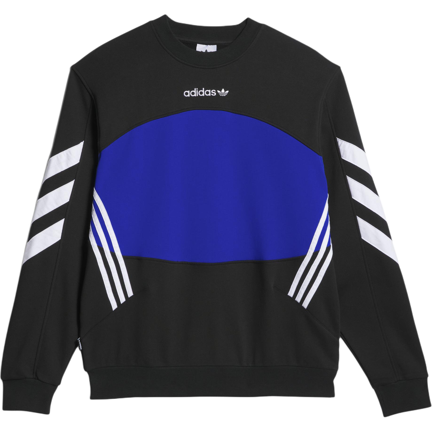 Свитшот Premiere Adidas Originals, черный/королевский синий/белый — фото 2