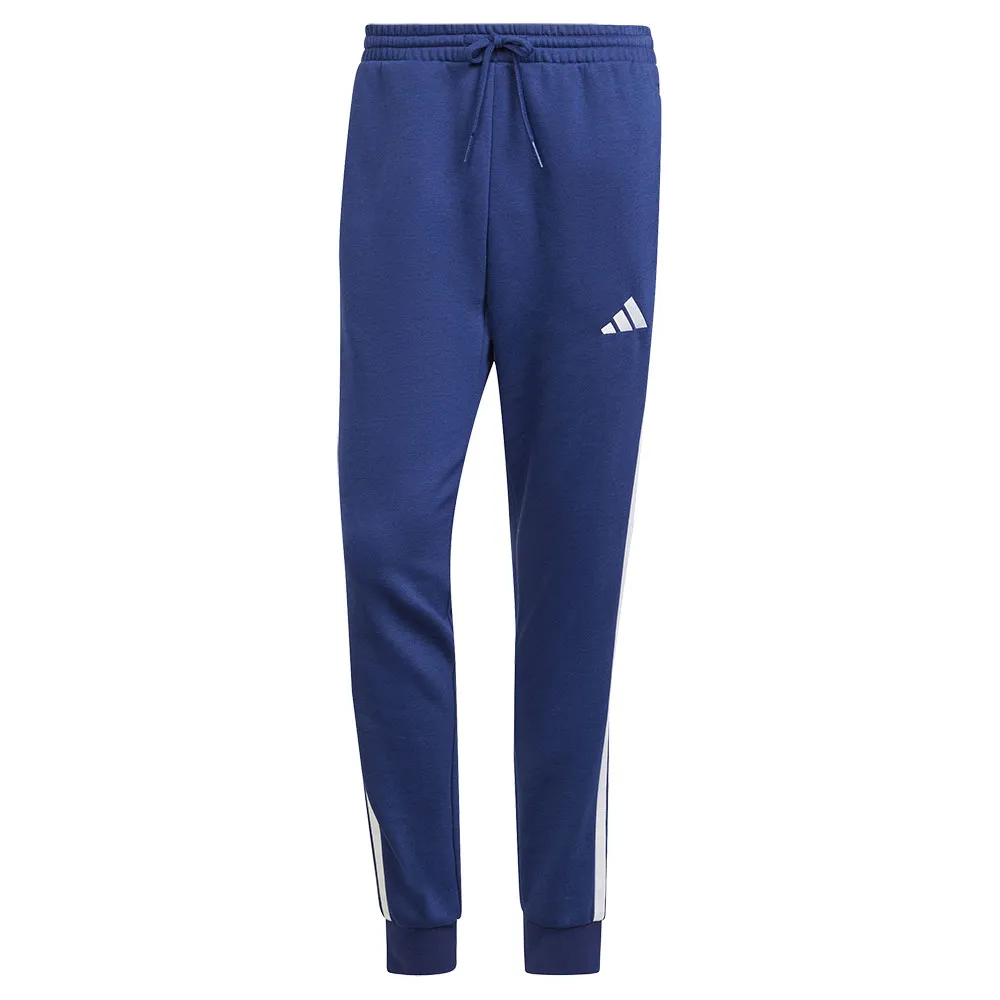Джоггеры adidas Essentials 3 Stripes Fleece, синий — фото 3