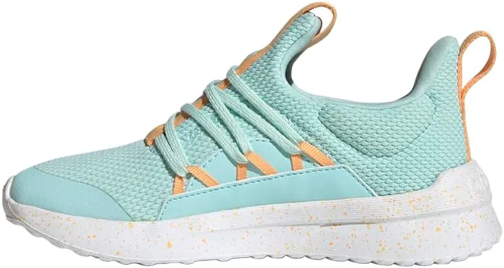 Кроссовки для мальчиков Adidas Lite Racer Adapt 5.0 без шнурков, оранжевый/зеленый — фото 3