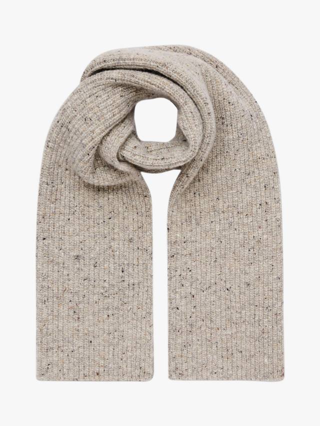 

Ребристый шарф из донегольской шерсти Celtic & Co., Oatmeal
