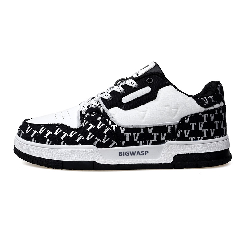 

Низкие скейтбордистские кроссовки унисекс Bigwasp, белый черный