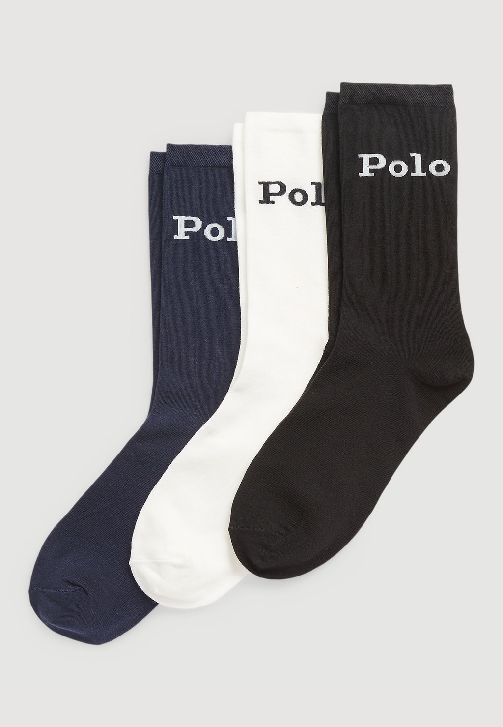 

Носки LOGO CREW SOCK 3-PACK Polo Ralph Lauren, черный