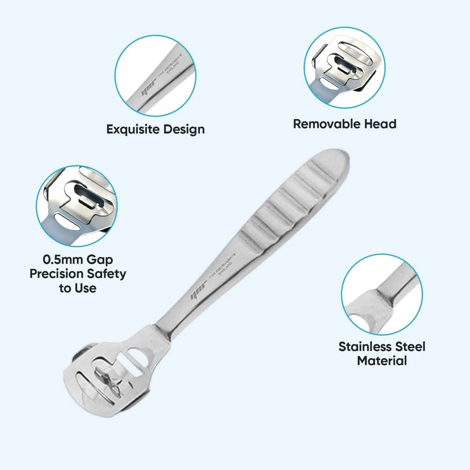 Терка для удаления мозолей YNR Callus Remover из нержавеющей стали Ynr — фото 4