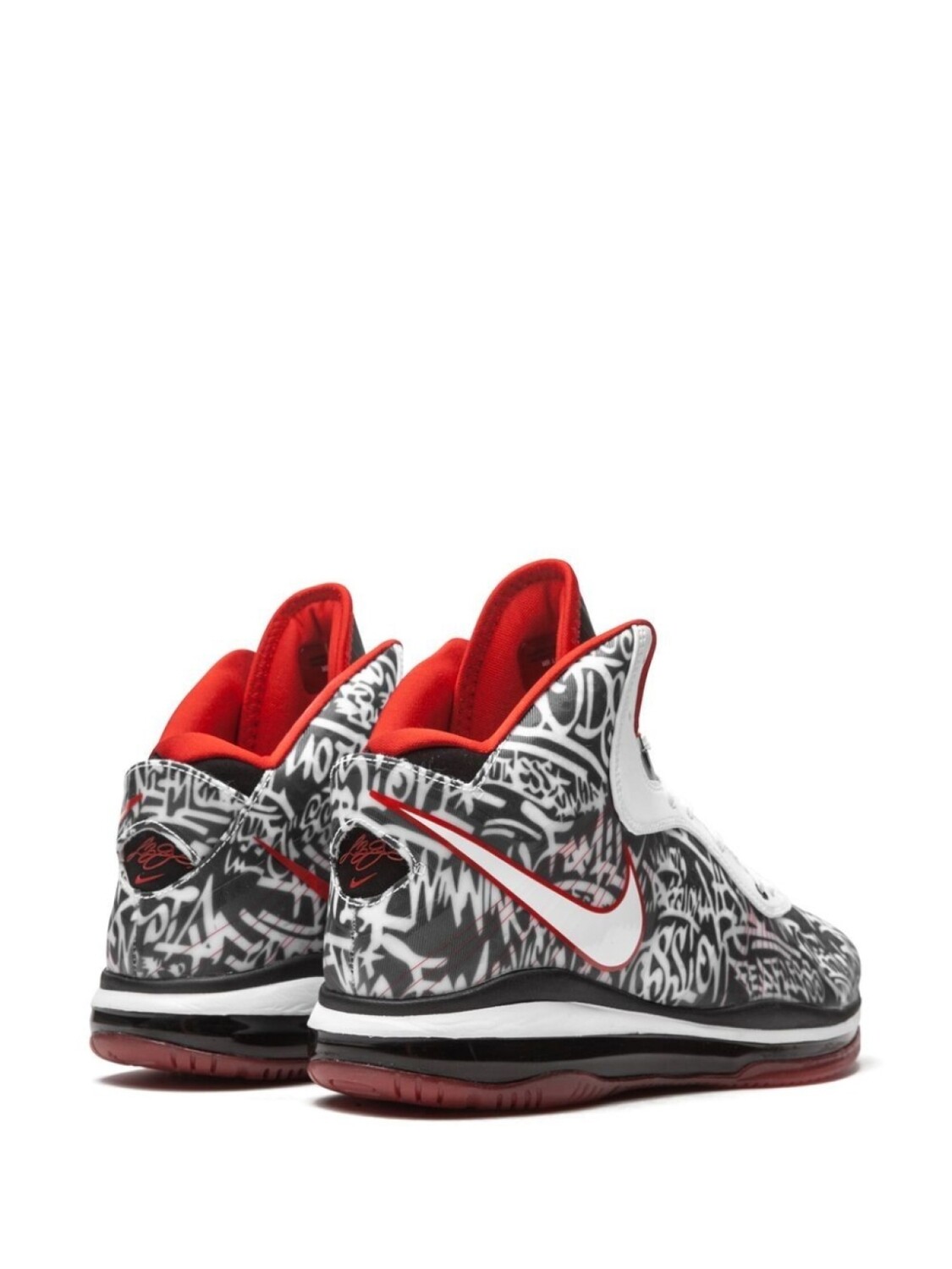 Кроссовки Lebron VIII QS Graffiti Nike, черный — фото 3