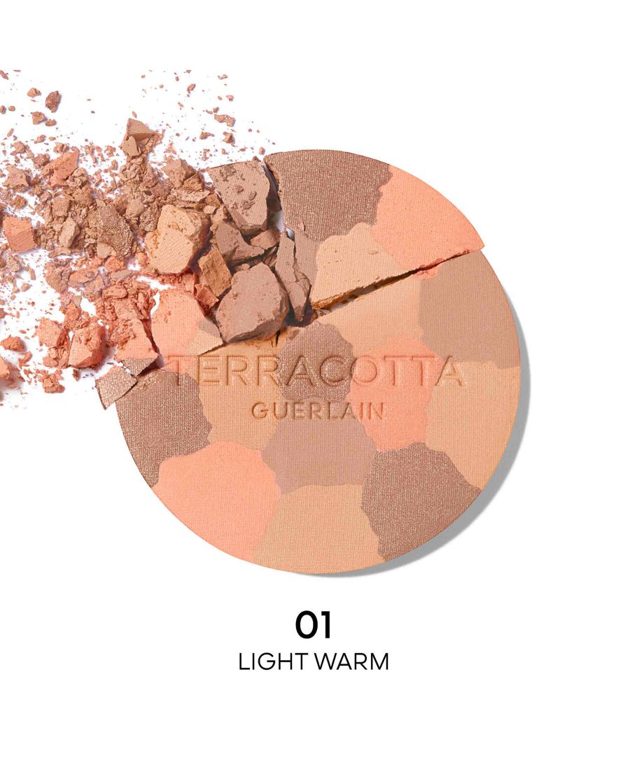 Терракотовый легкий бронзер для здорового сияния GUERLAIN, цвет 01 light warm — фото 2