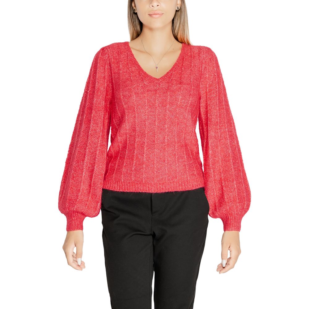 

Розовый свитер из полиэстера GUESS