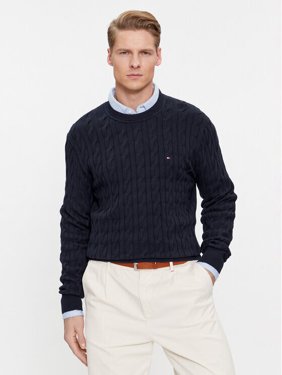 

Пуловер свободного кроя Tommy Hilfiger, синий