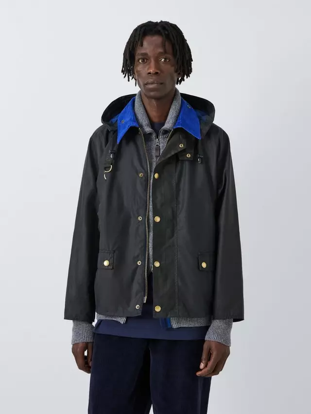 

Куртка Barbour Tomorrow's Archive Speych Tartan Waxed, темно-синий