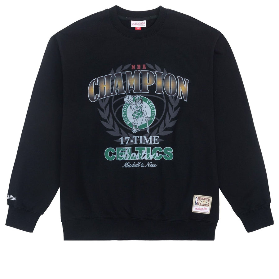 

Свитер Mitchell & Ness x NBA Boston Celtics 17 Times Champion Sweatshirt 'Black', черный