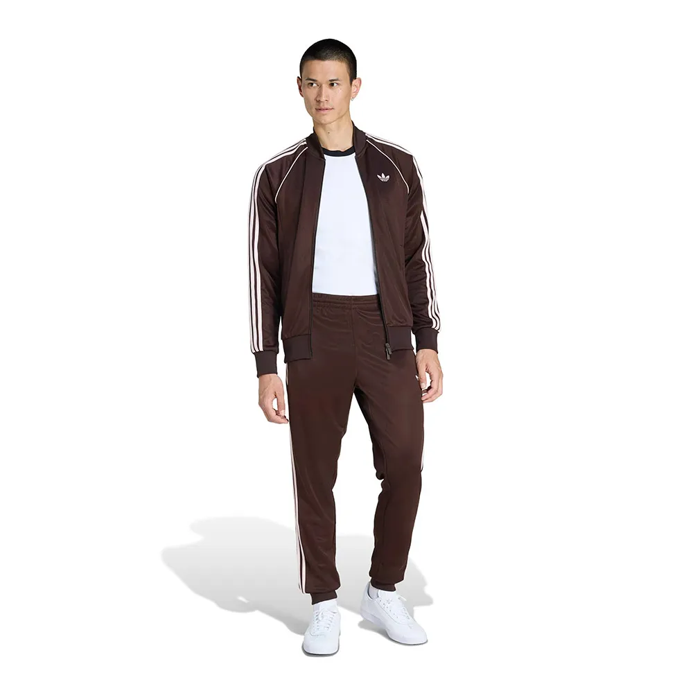 Брюки adidas Originals SST, коричневый — фото 4