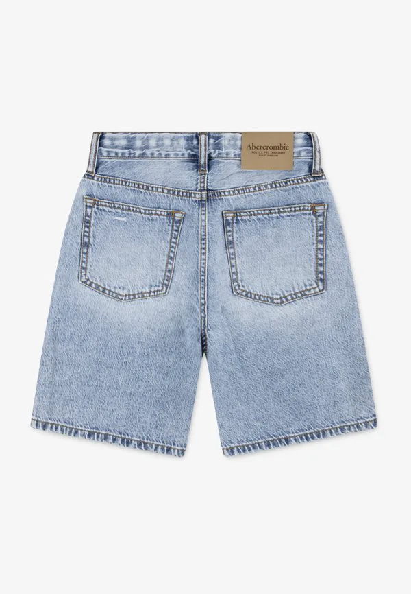 Длинные джинсовые шорты afb Abercrombie & Fitch, Salty — фото 2