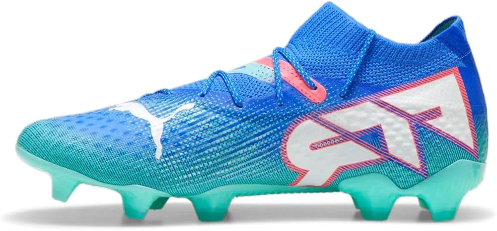 Бутсы для футбола PUMA Future 7 Ultimate для мужчин, шипованные, для твердого покрытия - синие, синий — фото 2