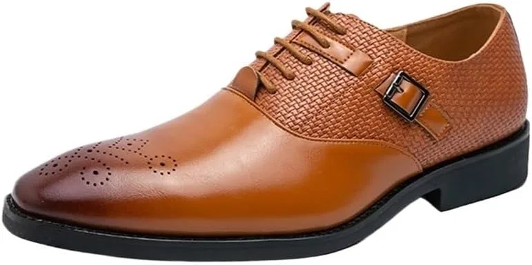 Лоферы мужские из испанской кожи, Oxford Formal, желтый UOPYNE