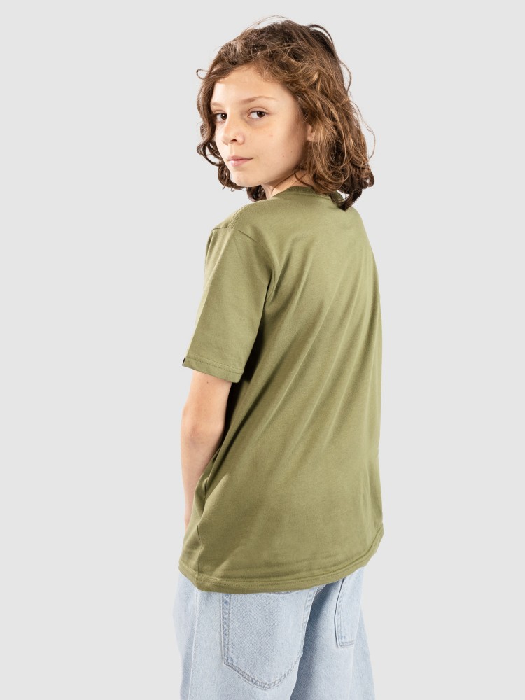 Футболка Quiksilver Ev Light Waves Kids T-Shirt, loden green — фото 2