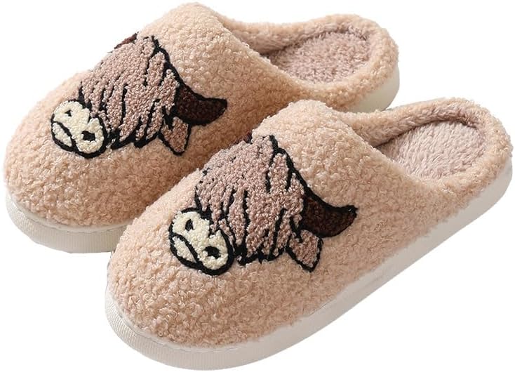 

Теплые домашние тапочки Loizziuy Cute коричневого цвета для мужчин и женщин, мягкие пушистые тапочки с эффектом памяти для зимы