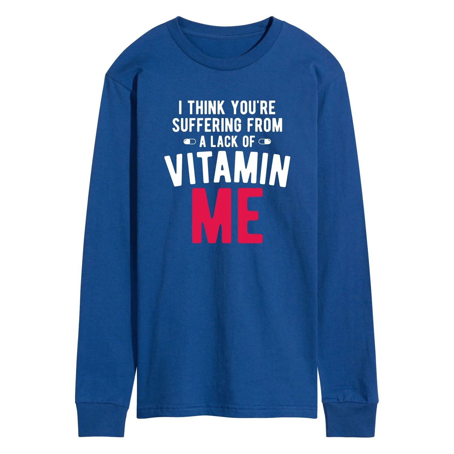 

Мужская футболка с длинными рукавами Lack Of Vitamin Me Licensed Character