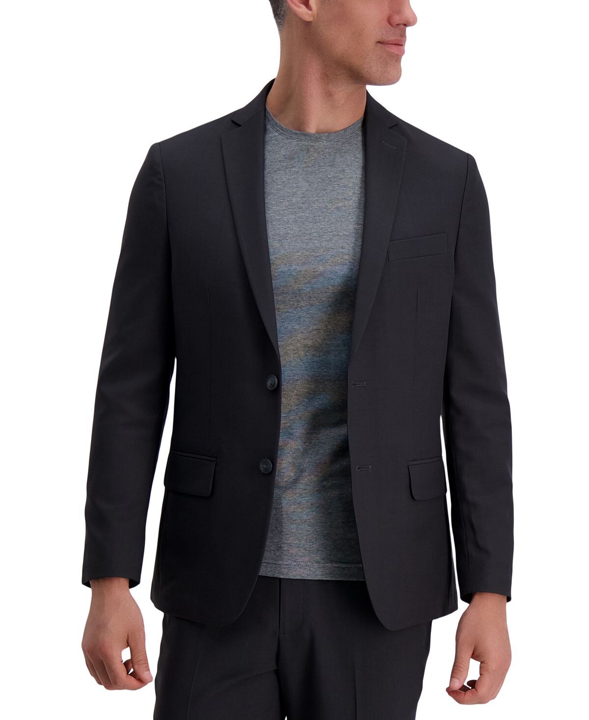 

Мужское пальто приталенного кроя Smart Wash Tech Suit Haggar, Серый, Мужское пальто приталенного кроя Smart Wash Tech Suit Haggar