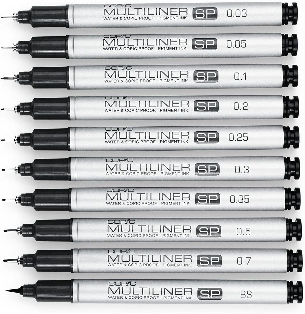 Подводка для глаз Copic TOO Мультилайнер SP 0,05 мм, черная — фото 2