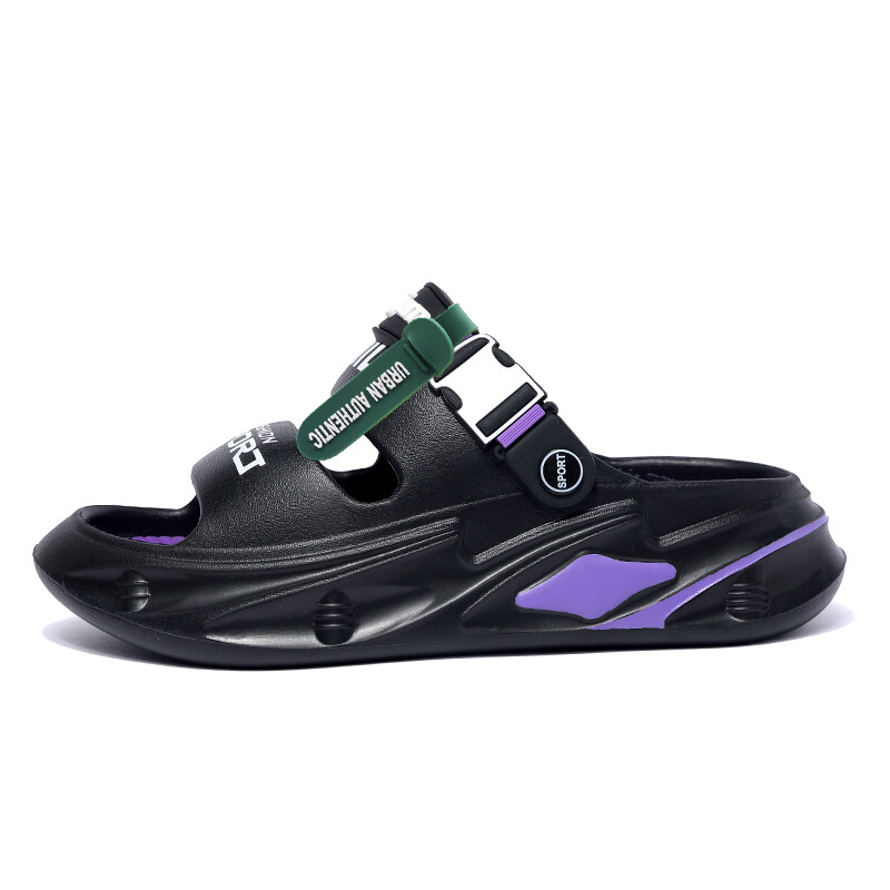

Пляжные сандалии Urban Authentic, черный/фиолетовый