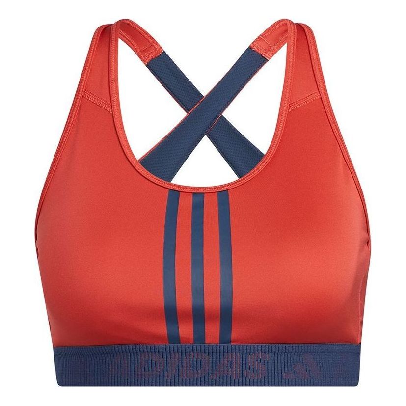 

Бюстгальтер (WMNS) adidas Don't Rest 3-Stripes Bra 'Red'