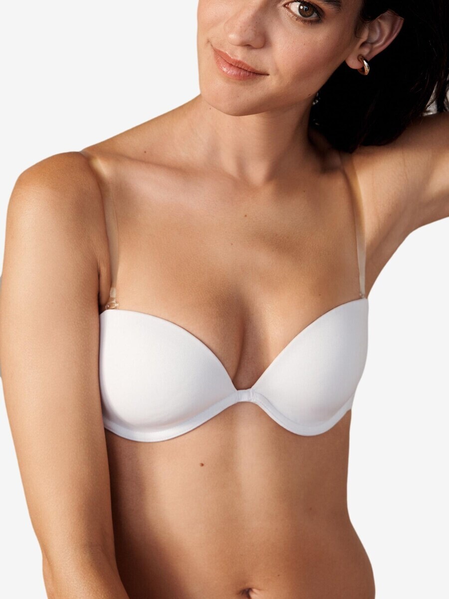 Бюстгальтер на косточках Next Balconette Bra, белый — фото 2