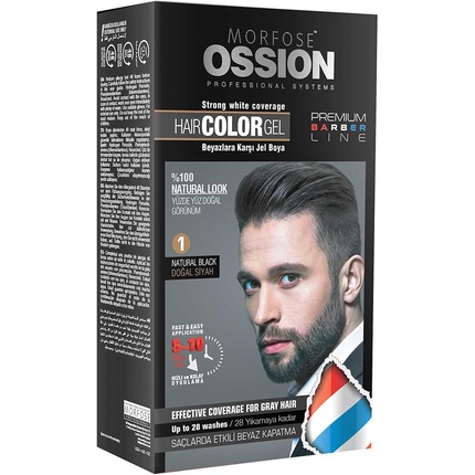 

Ossion Hair Color Gel № 1 Натуральный черный Morfose