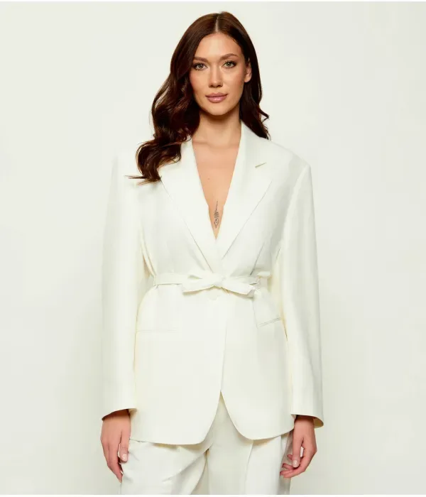 Элегантная куртка C_Jalara1 regular fit Boss Orange, экрю