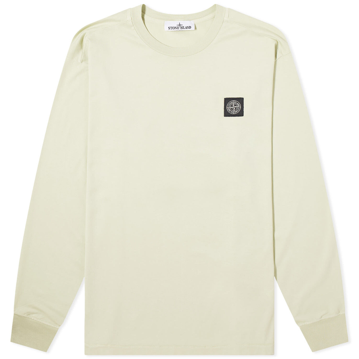 

Футболка Stone Island Long Sleeve Patch T-Shirt, цвет Pistachio