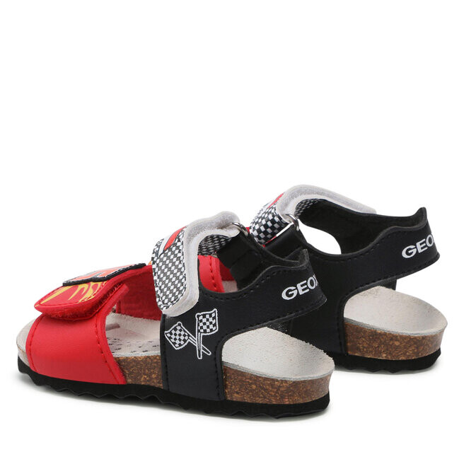Сандалии Geox B S.Chalki B. C B152QC 000BC C0020 M Red/Black, цветной/красный/черный — фото 3