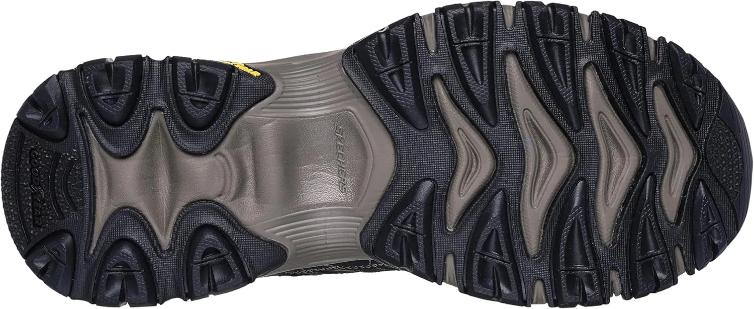 Мужские кроссовки Skechers Afterburn, размер M, средняя длина, оксфорд, Anthracite Gold — фото 2