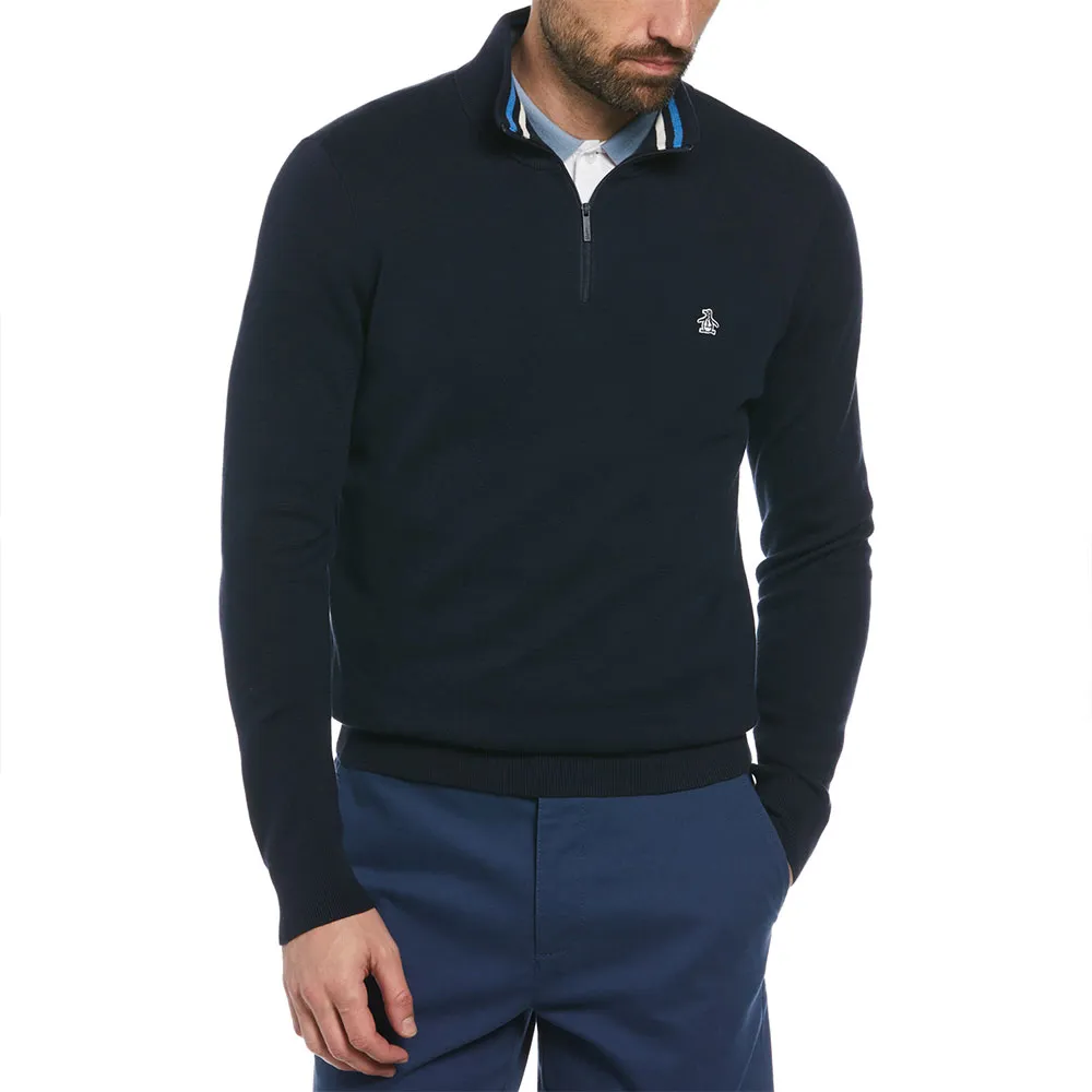 

Свитер Original Penguin Tipped half zip, синий