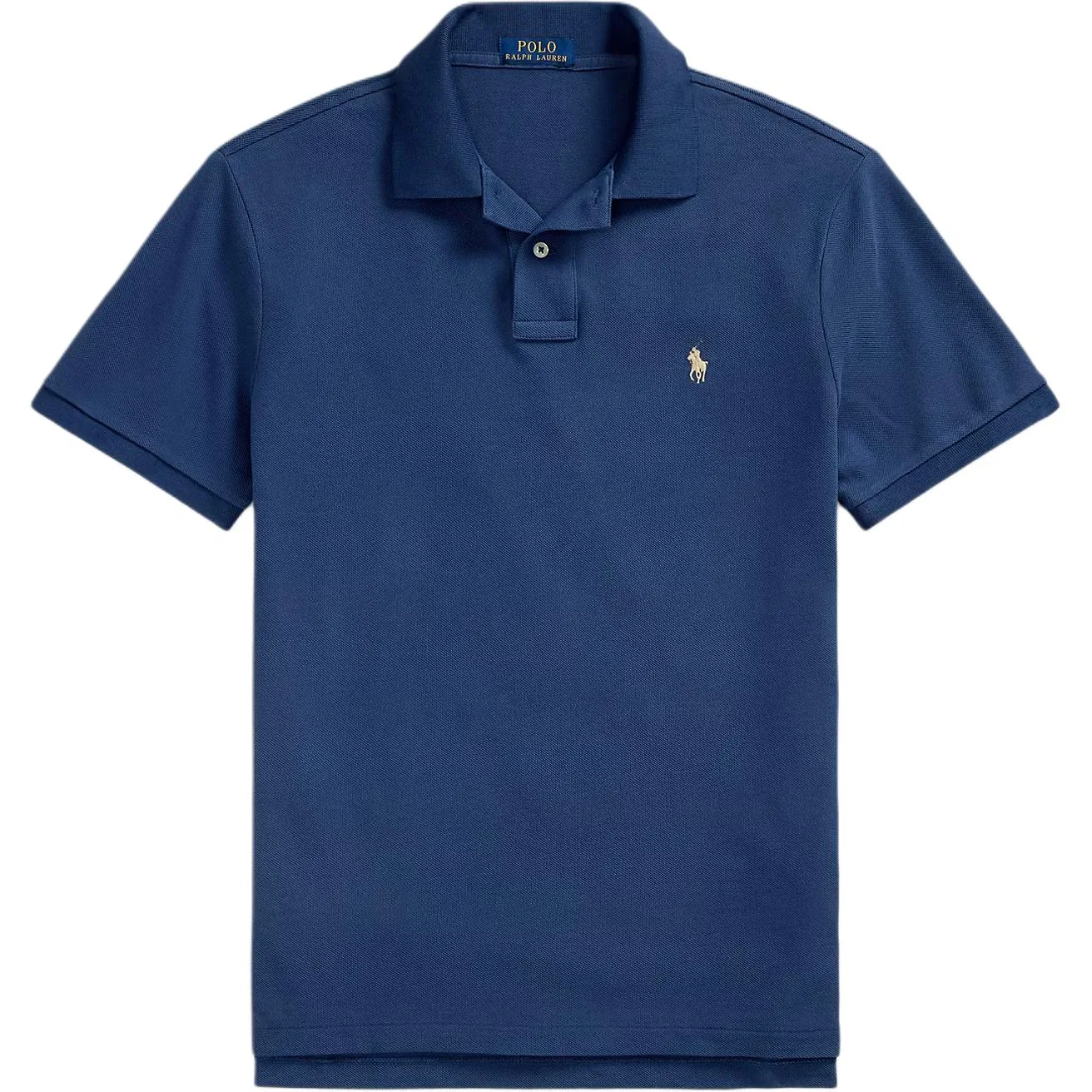 Поло хлопковое Polo Ralph Lauren Marine Blue