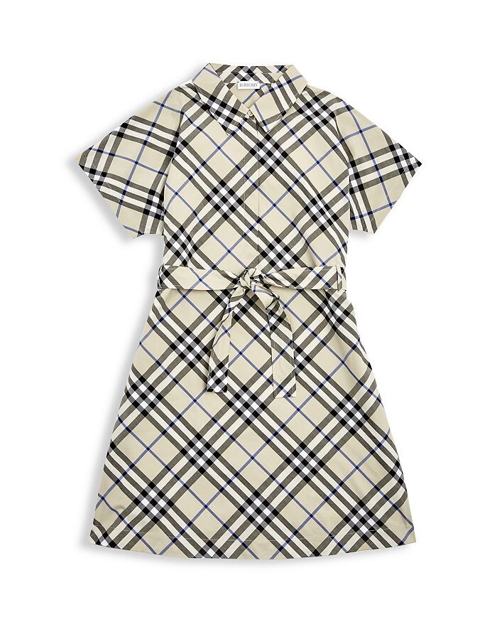 

Платье-рубашка в клетку Giulietta для девочек Burberry — Little Kid, Big Kid, мультиколор
