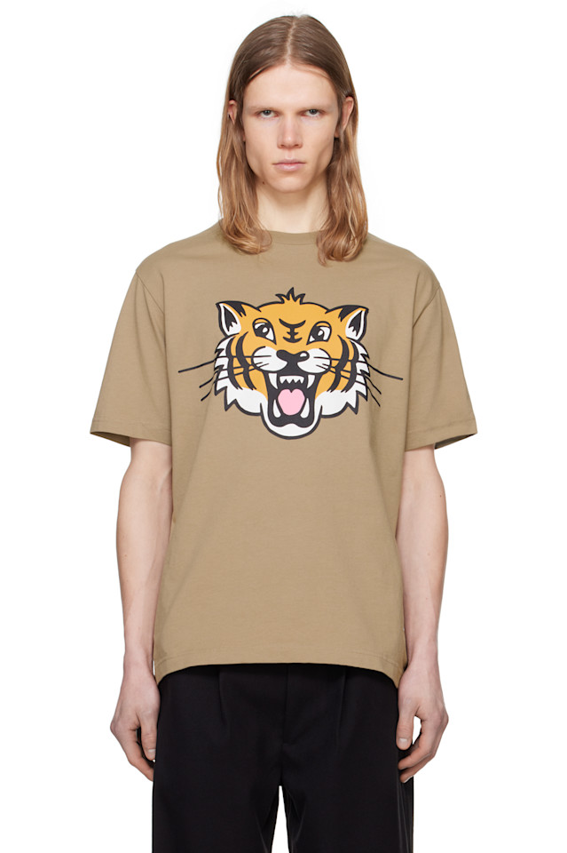 

Футболка Kenzo Paris 'Kenzo Happy Tiger' Kenzo, цвет tan