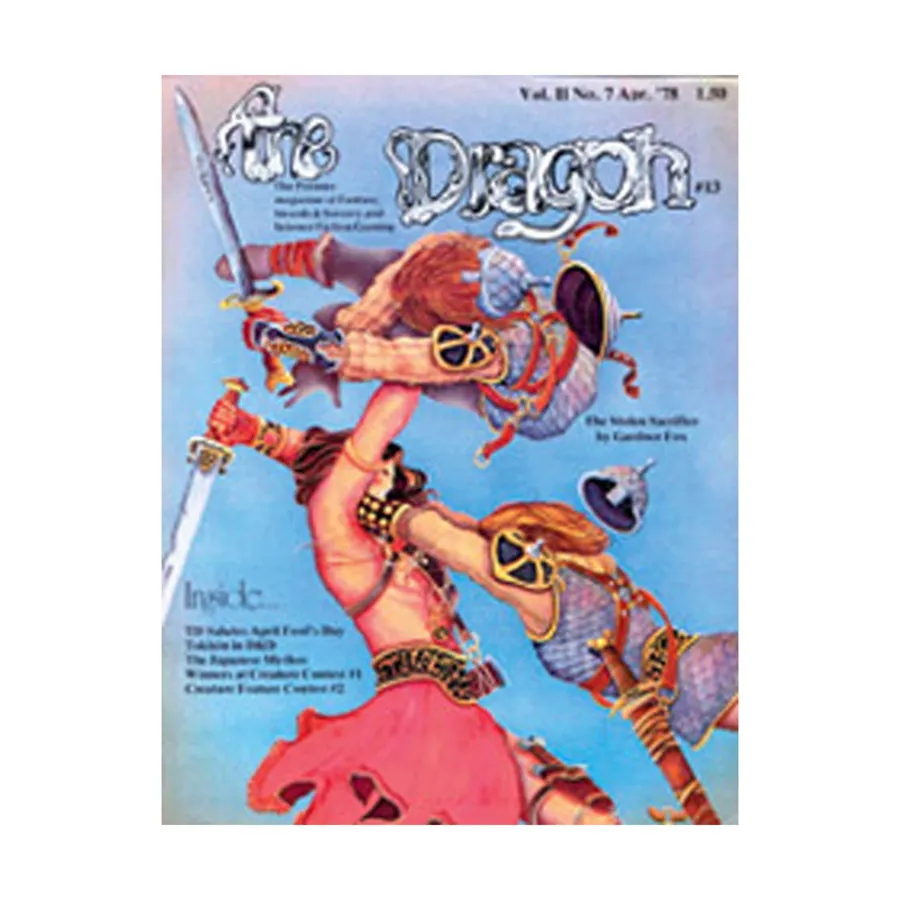 

Журнал #13 "Japanese Mythos, Cyborgs in Metamorphosis Alpha", Dragon Magazine #01 - #50