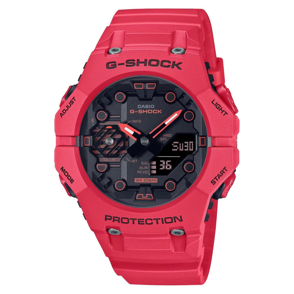 

Часы из красной смолы Casio