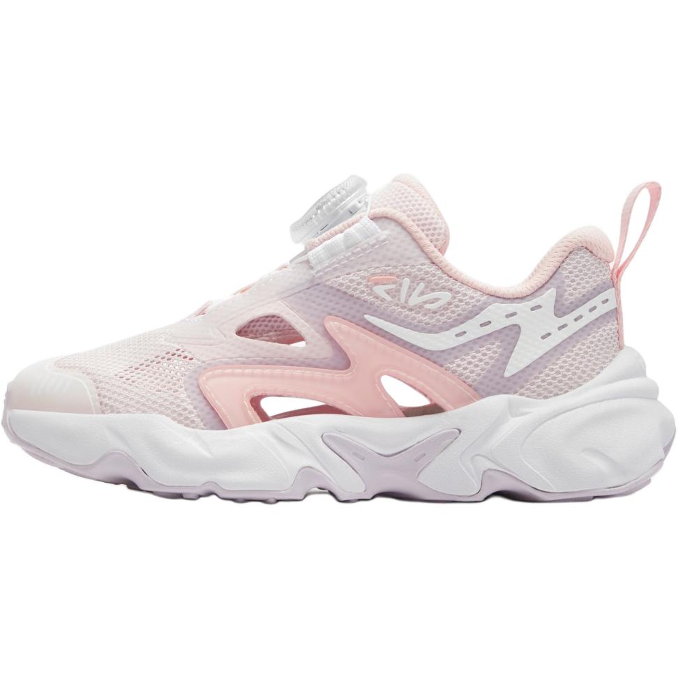 

Легкие амортизирующие низкие детские кроссовки для бега. Для детей от 3 до 7 лет. FILA KIDS, розовый/фиолетовый