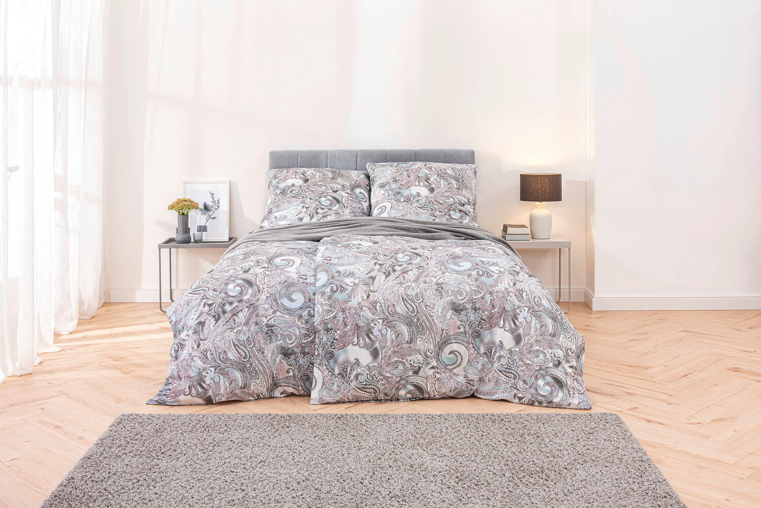 

Постельное белье jersey интерлок atelier Estella, серый