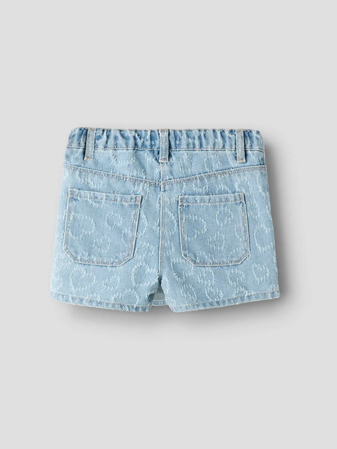 Скорт джинсовый Name it, light blue denim — фото 2
