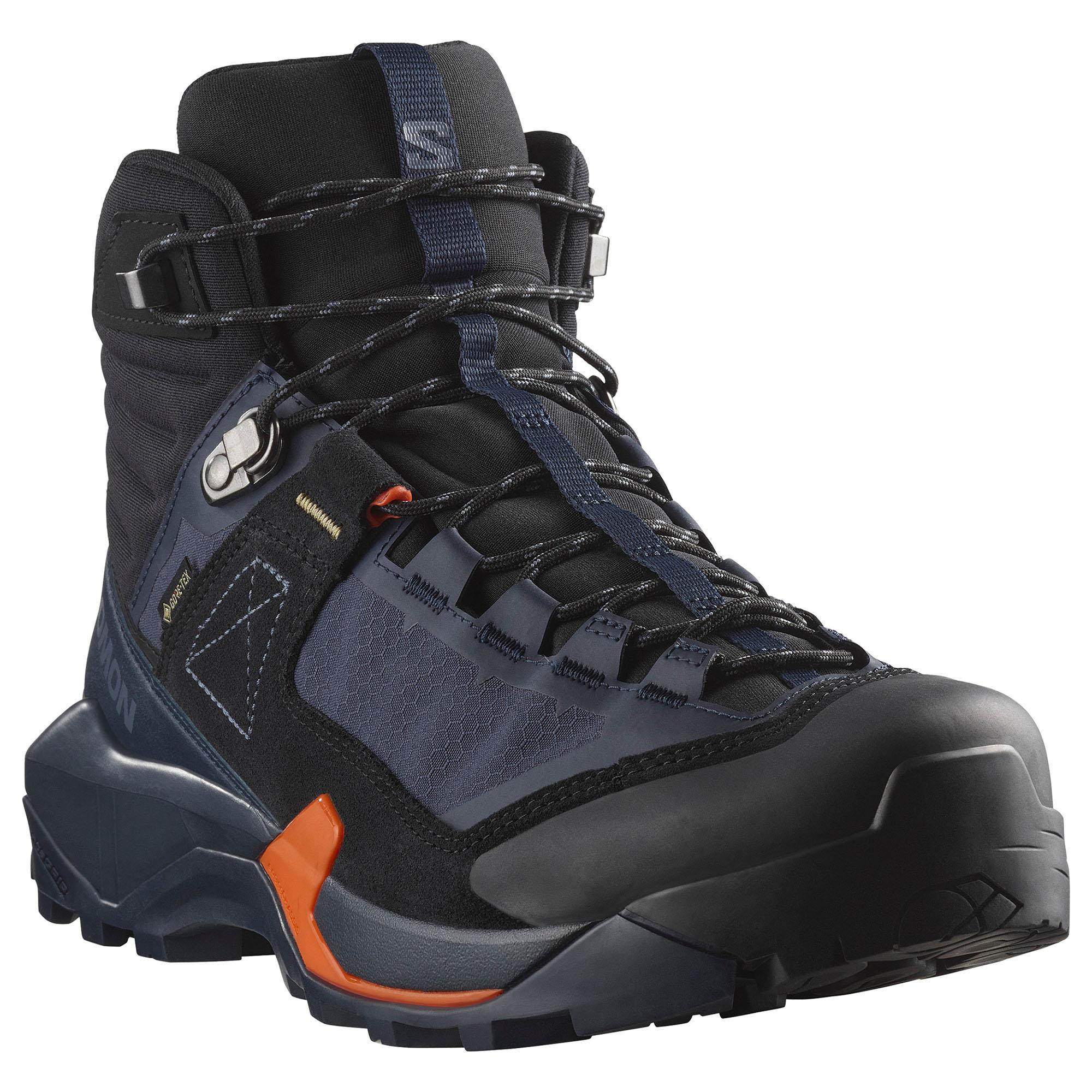 Мужские походные ботинки X ULTRA ALPINE MID GORE-TEX Salomon, Blue Nights/Black/Red Orange — фото 2