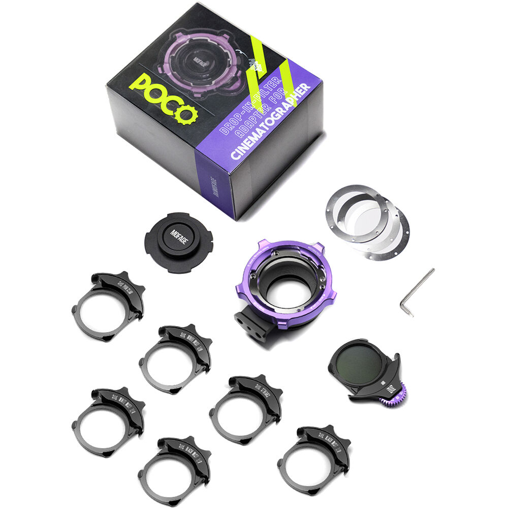 

Адаптер для крепления объектива MOFAGE POCO Drop-In Filter Lens Mount Adapter Advanced Kit A-Z