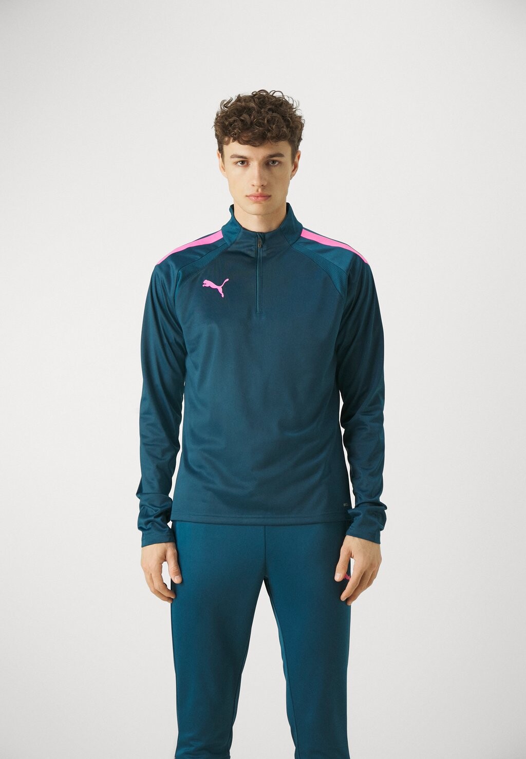 

Футболка с длинным рукавом Teamliga Zip Puma, цвет ocean tropic