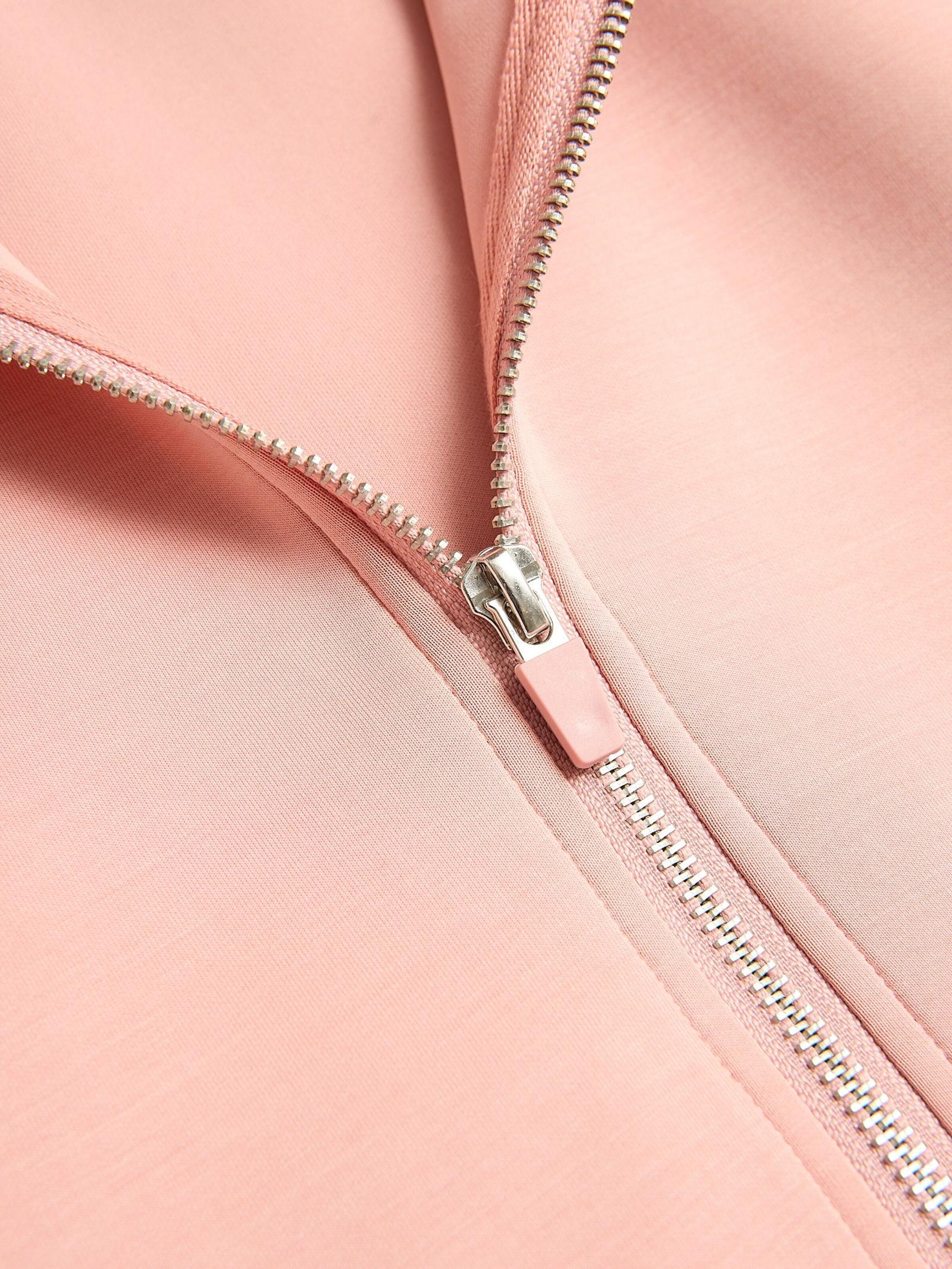 

4PRESIDENT Толстовка с молнией 'Mia' в светло-розовом цвете