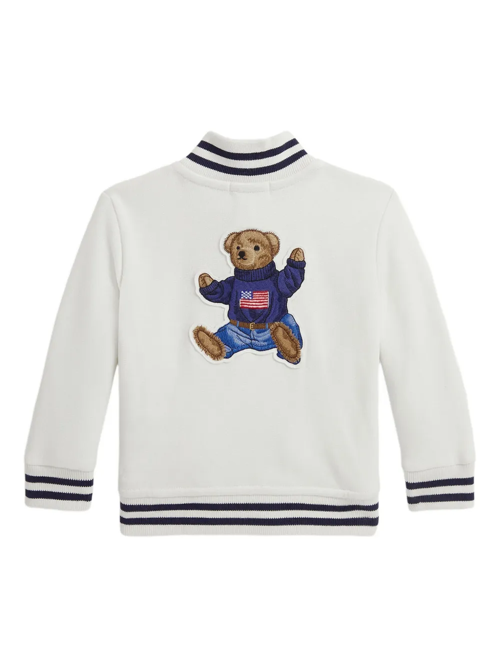 

Бомбер с нашивкой Polo Bear POLO RALPH LAUREN KIDS, белый