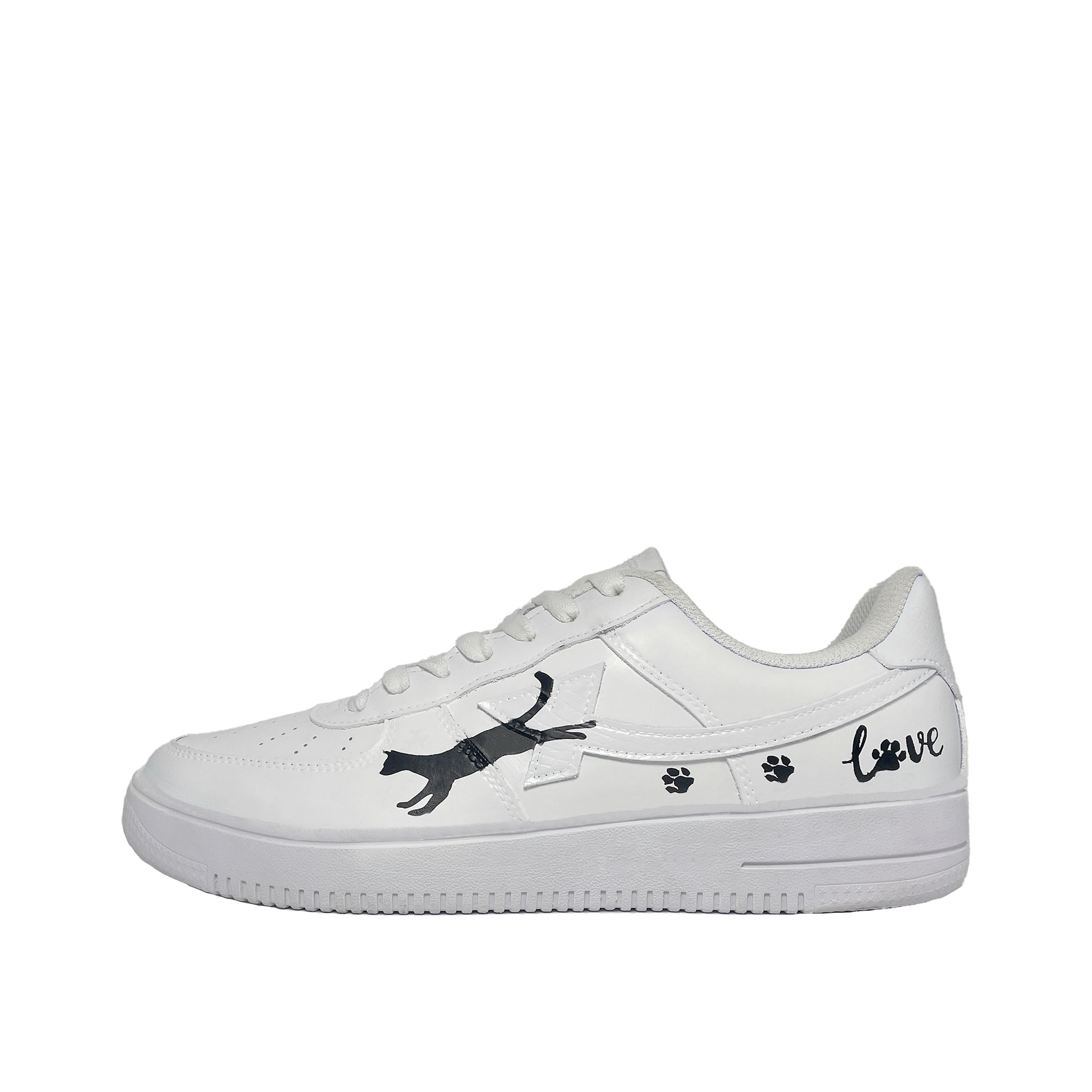 

XTEP Непромокаемые легкие низкие кеды для скейтбординга Air Force One унисекс белые, цвет White